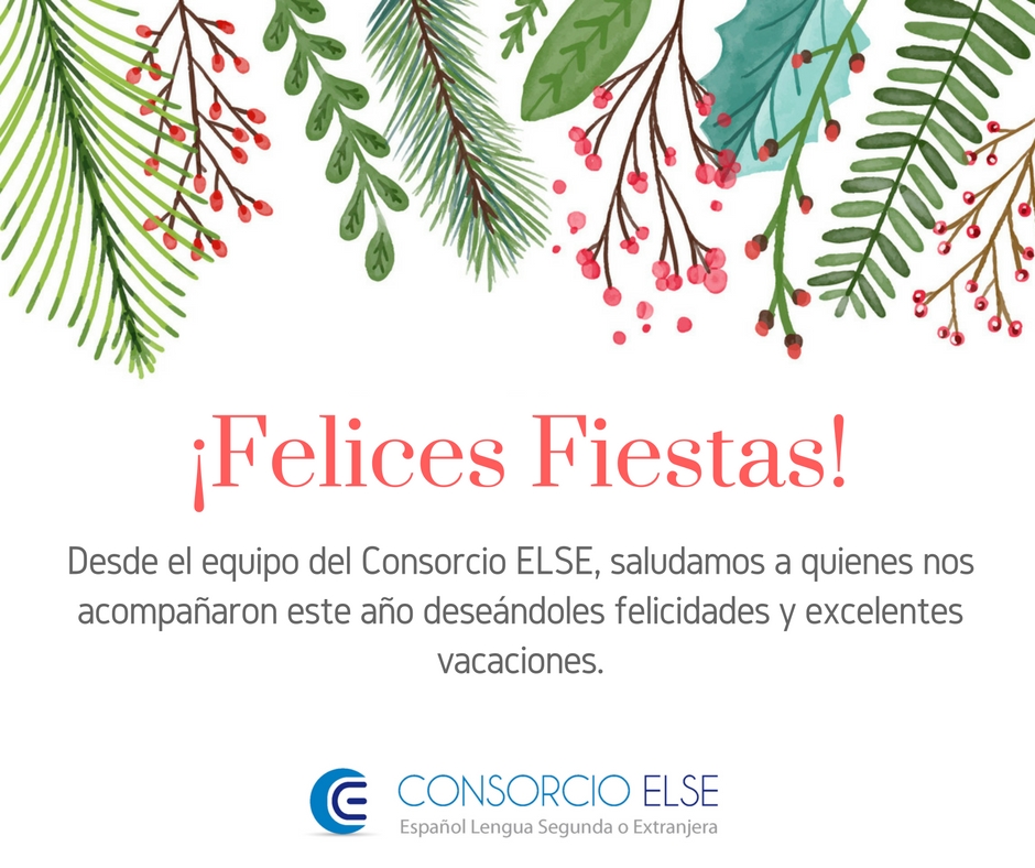 Desde el equipo del Consorcio ELSE, saludamos a quienes nos acompañaron este año deseándoles felicidades y excelentes vacaciones.