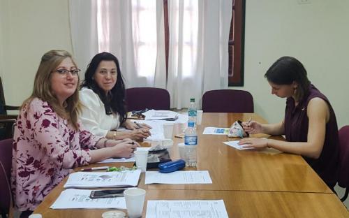 Candidata en parte oral del examen CELU 218 en la sede UNCA